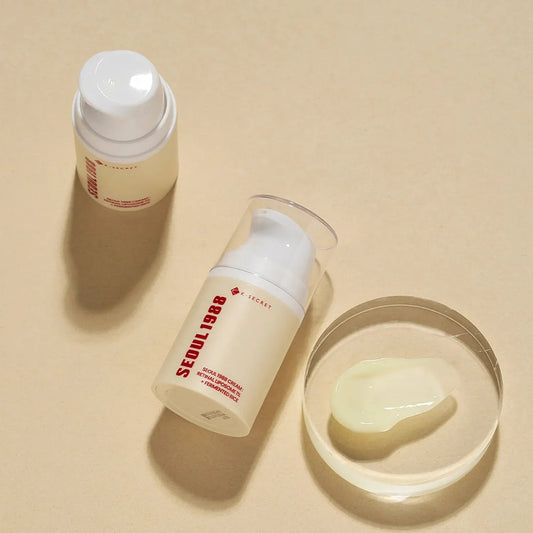 Crème au rétinal liposomé 1 % et riz fermenté