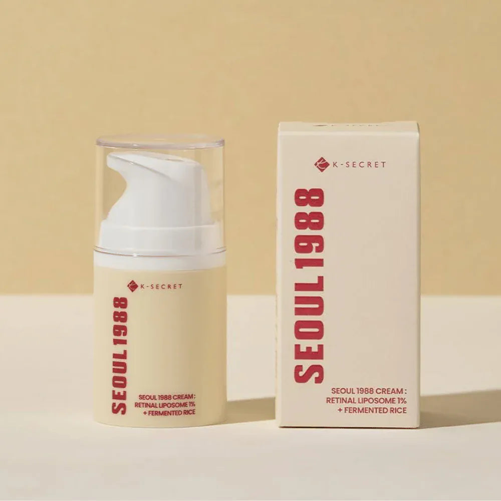 Crème au rétinal liposomé 1 % et riz fermenté