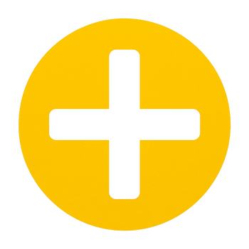 Plus blanc fond jaune