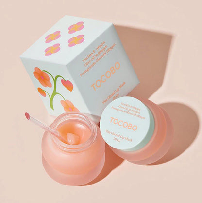 Masque Lèvres Réparateur & Brillance Vitamine E, Olive & Grenade