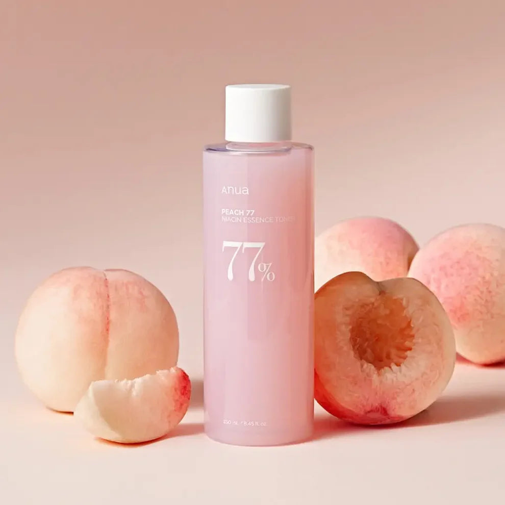 Tonique-essence à 77 % de Pêche et Niacinamide