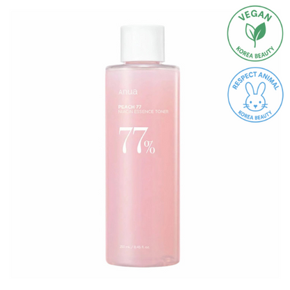 Tonique-essence à 77 % de Pêche et Niacinamide