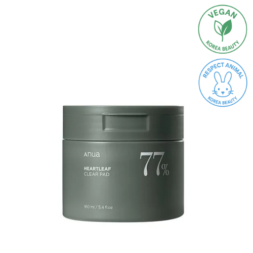 Pads Exfoliants à 77 % de Feuille de Cœur