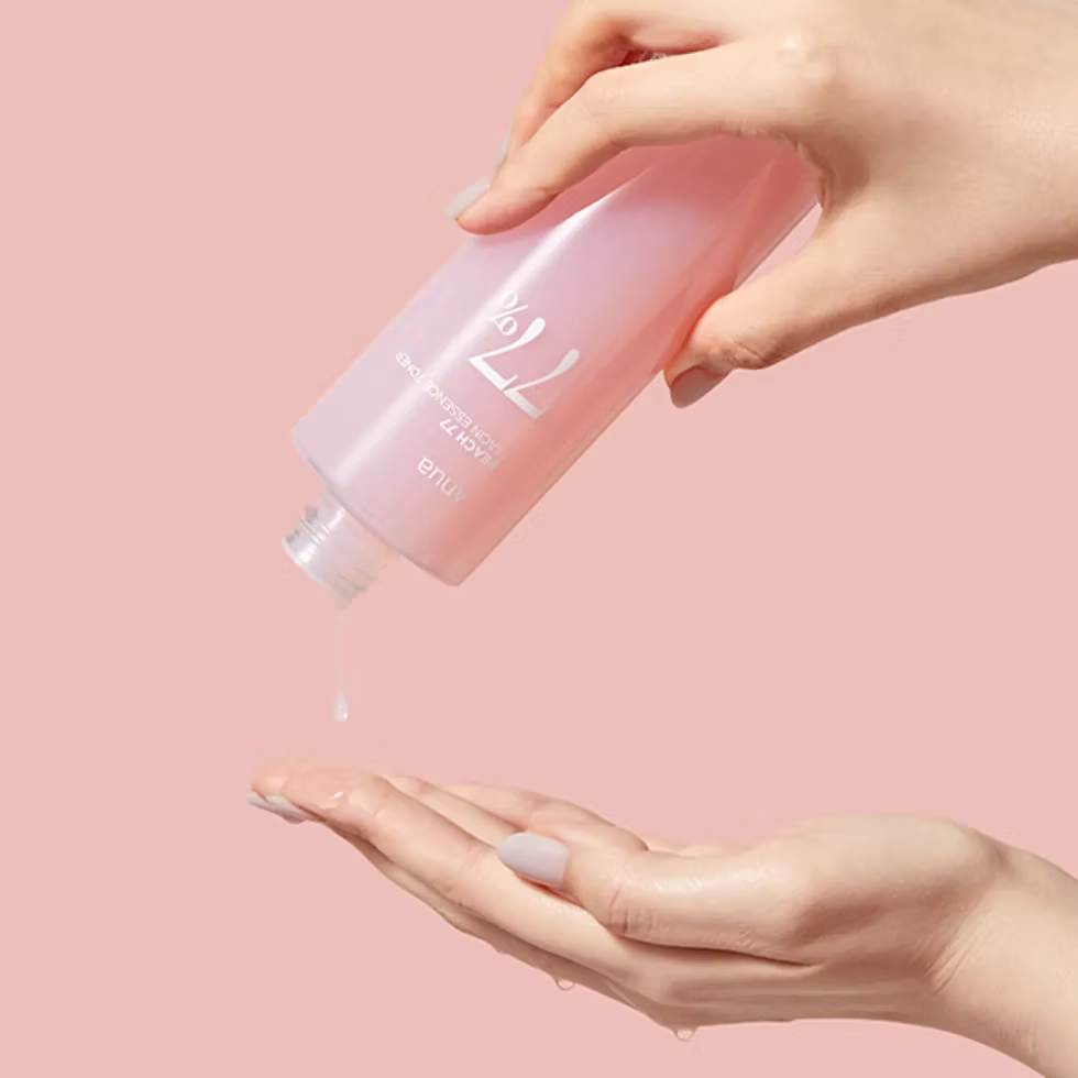 Tonique-essence à 77 % de Pêche et Niacinamide