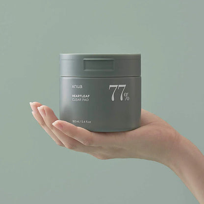 Pads Exfoliants à 77 % de Feuille de Cœur