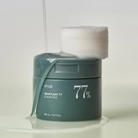 Pads Exfoliants à 77 % de Feuille de Cœur