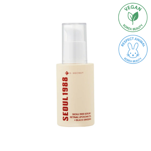 Sérum au rétinal liposomé 2 % et ginseng noir